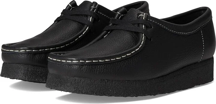 Black Tumbled Leather