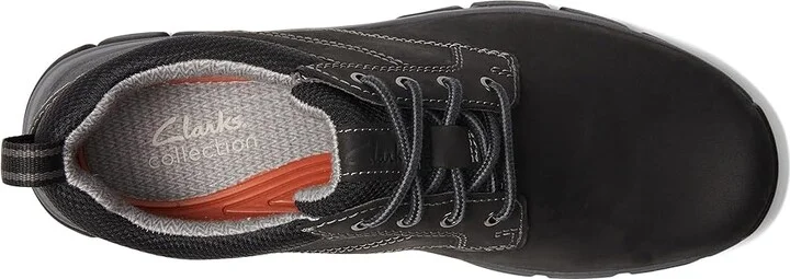 Clarks Walpath Low Men's Lace-up Boots Black Leather : 12 EE - Wide - Image 2