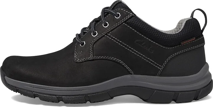 Clarks Walpath Low Men's Lace-up Boots Black Leather : 12 EE - Wide - Image 6