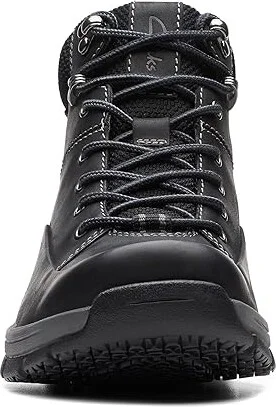 Clarks Walpath Mid Men's Boots Black Leather : 13 D - Medium - Image 4