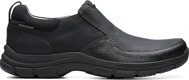 Clarks Walpath Step Men's Lace-up Boots Black Leather : 8 D - Medium, Leather/Rubber - Image 5