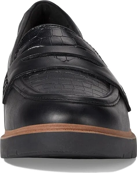 Clarks Westlynn Ayla Women's Flat Shoes Black Leather : 6.5 D - Wide - Image 5