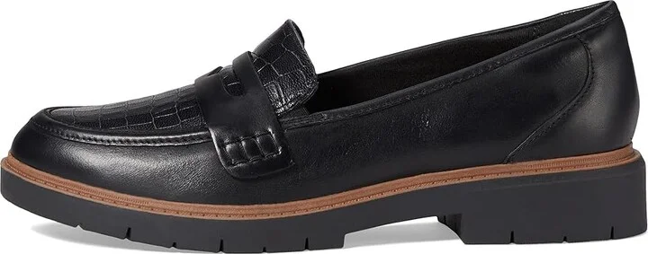 Clarks Westlynn Ayla Women's Flat Shoes Black Leather : 6.5 D - Wide - Image 6