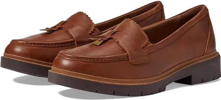 Clarks Westlynn Bella Women's Flat Shoes Tan Leather : 9.5 B - Medium