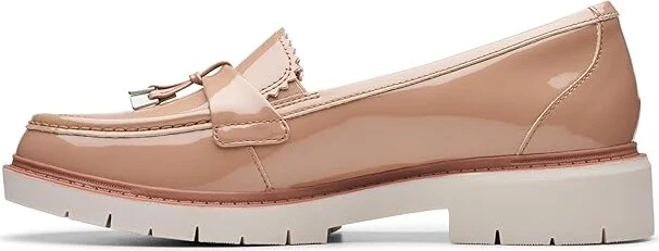 Clarks Westlynn Bella Women's Flat Shoes Warm Beige Synthetic : 7 B - Medium, Leather - Image 5
