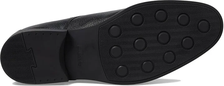Clarks Whiddon Apron Men's Lace Up Wing Tip Shoes Black Tumbled : 8 D - Medium, Leather - Image 3