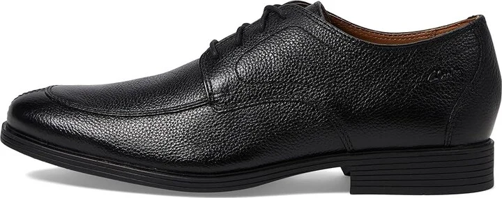 Clarks Whiddon Apron Men's Lace Up Wing Tip Shoes Black Tumbled : 8 D - Medium, Leather - Image 6