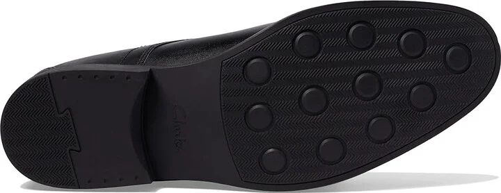 Clarks Whiddon Pace Men's Shoes Black Leather : 7 D - Medium - Image 3