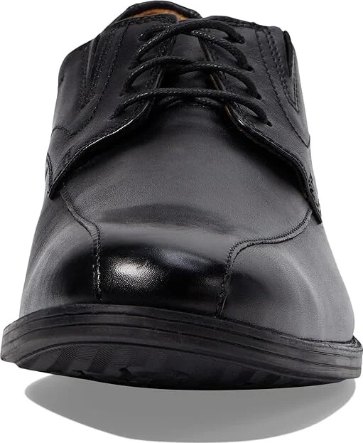 Clarks Whiddon Pace Men's Shoes Black Leather : 7 D - Medium - Image 5