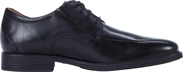 Clarks Whiddon Pace Men's Shoes Black Leather : 7 D - Medium - Image 7