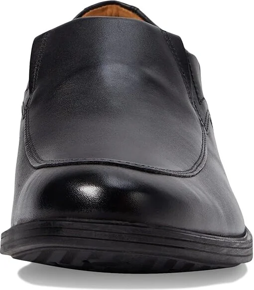 Clarks Whiddon Step Men's Shoes Black Leather : 7 D - Medium - Image 5