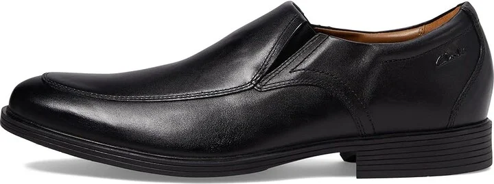 Clarks Whiddon Step Men's Shoes Black Leather : 7 D - Medium - Image 6