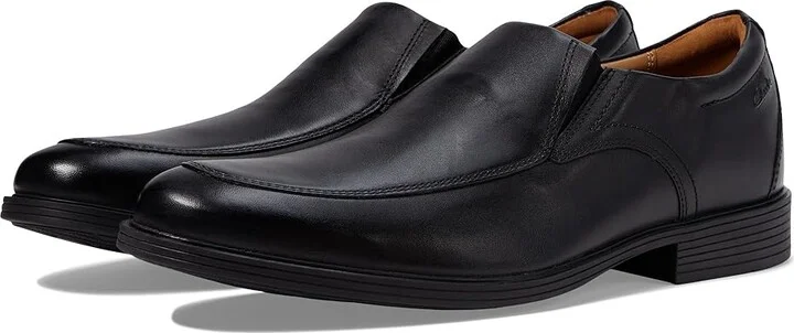 Clarks Whiddon Step Men's Shoes Black Leather : 7 D - Medium