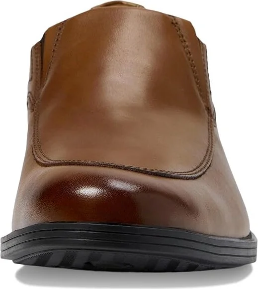 Clarks Whiddon Step Men's Shoes Dark Tan Leather : 7 D - Medium - Image 5