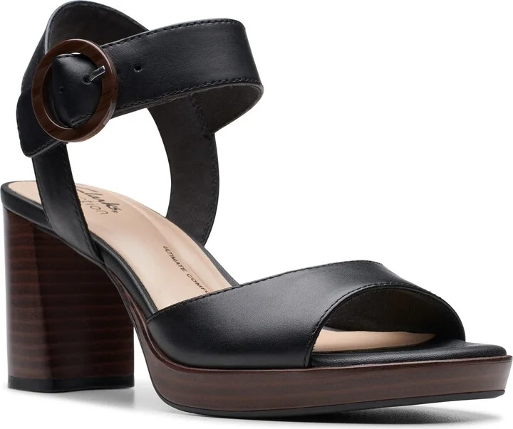 Clarks Women's AmbyrLyn Ruby Heeled Sandal