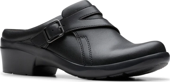 Clarks Women's Angie Braley Round Toe Mules