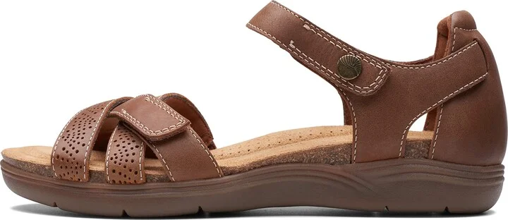 Clarks Women's April Poppy Flat Sandal