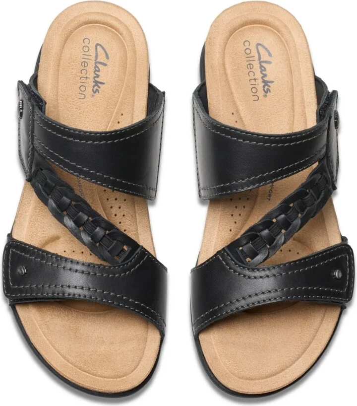 Clarks Women's April Raelyn Slip On Flat Sandals - Image 6