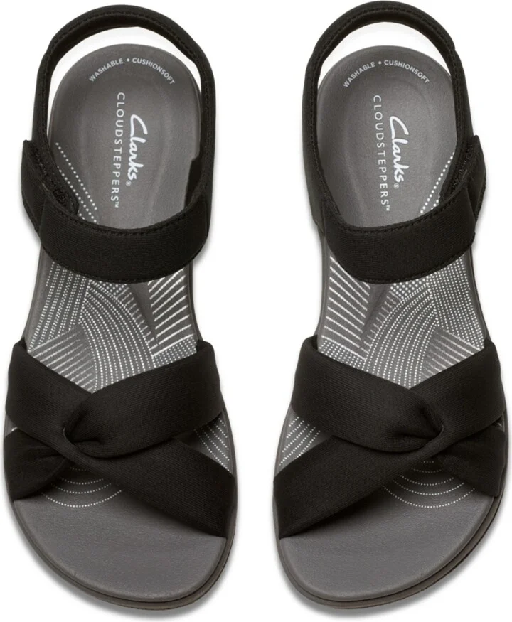 Clarks Women's Arla Daisy Slip On Flat Sandals - Image 10