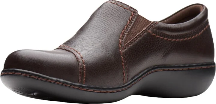 Dark Brown Tumbled Leather