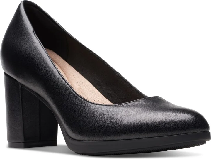 Clarks Women's Bayla Skip Slip-On Platform Dress Pumps