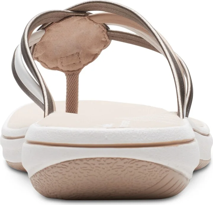 Clarks Women's Breeze Coral Thong Sandals - Image 3