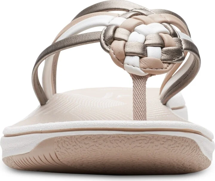 Clarks Women's Breeze Coral Thong Sandals - Image 6