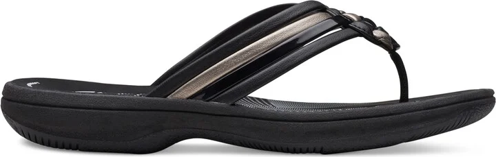 Clarks Women's Breeze Coral Thong Sandals - Image 7