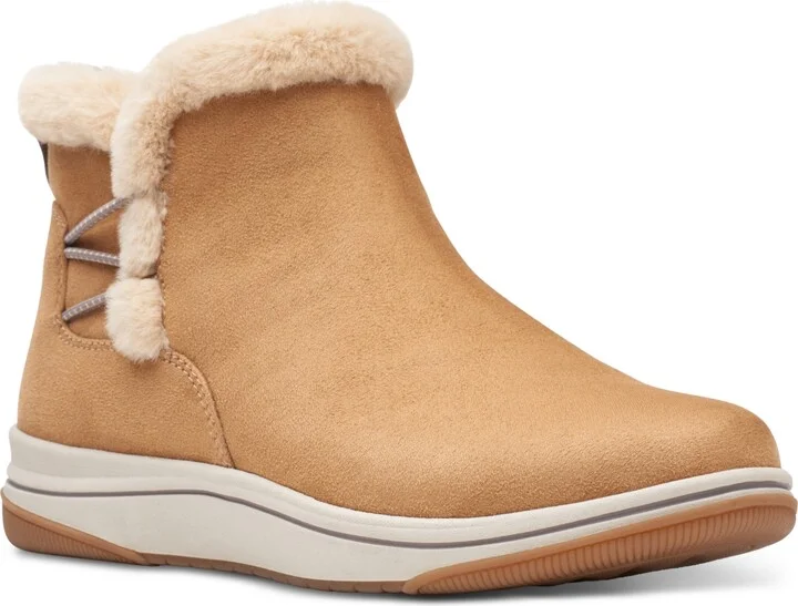 Clarks Women's Breeze Fur Booties