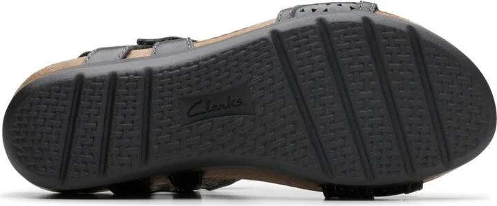 Clarks Women's Calenne Carmen Slip On Flat Sandals - Image 3