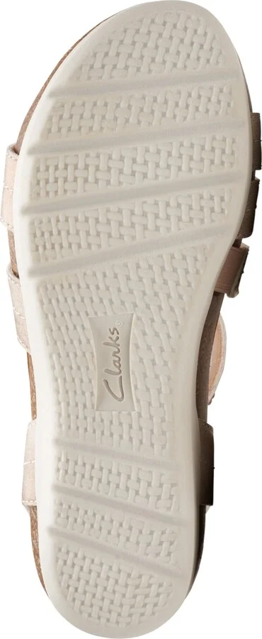 Clarks Women's Calenne Clara Strappy Wedge Sandals - Image 9