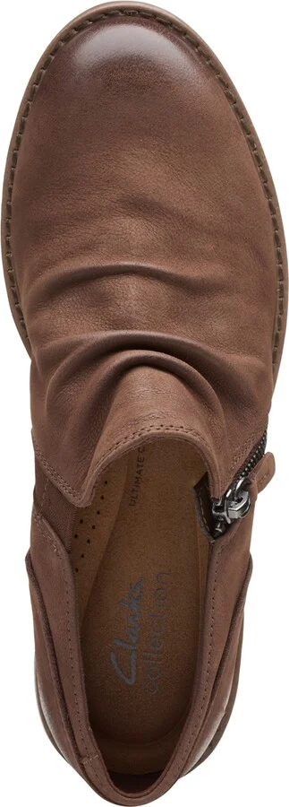 Clarks Women's Camzin Pace Ruched Zip Ankle Booties - Image 6