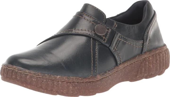 Navy Leather