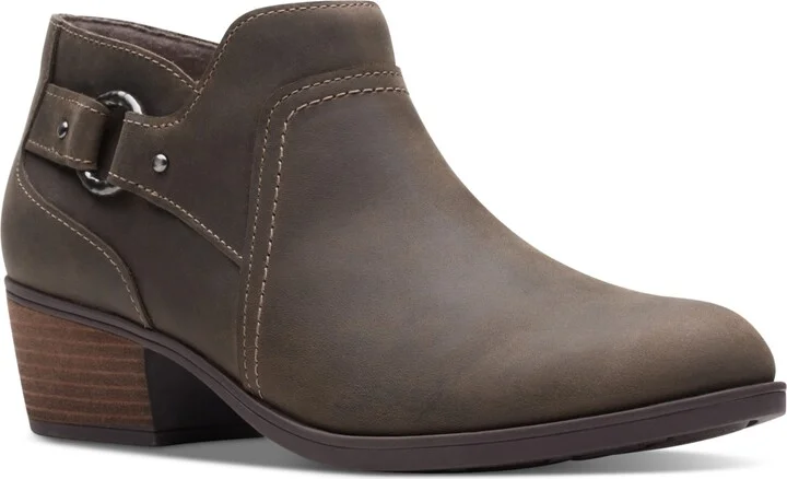 Clarks Women's Charleton Grace Buckled Ankle Booties