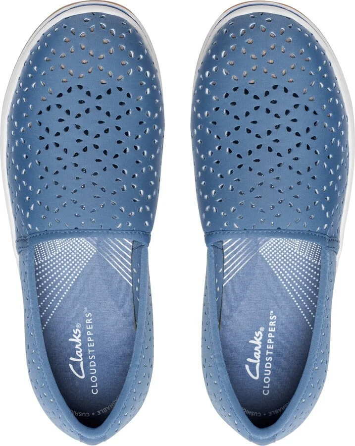Clarks Women's Cloudsteppers Breeze Emily Perforated Loafer Flats - Image 4