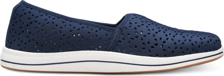 Clarks Women's Cloudsteppers Breeze Emily Perforated Loafer Flats - Image 6