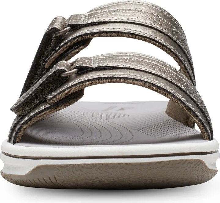 Clarks Women's Cloudsteppers Breeze Piper Comfort Slide Sandals - Image 3