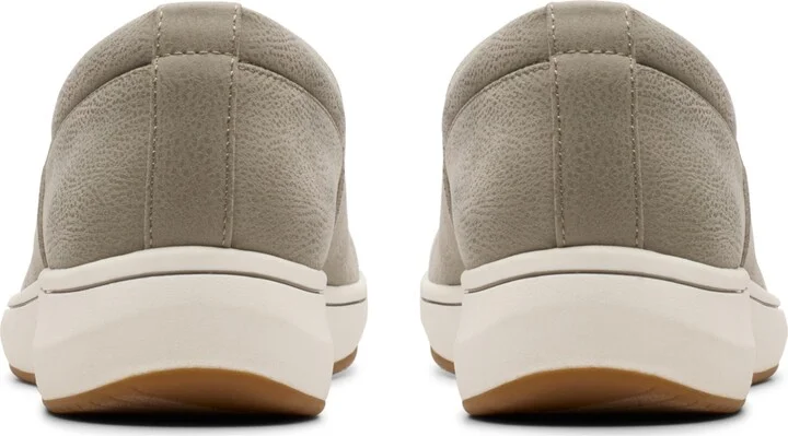 Clarks Women's Cloudsteppers Breeze Sky Ria Round Toe Shoes - Black, White Textile - Image 7