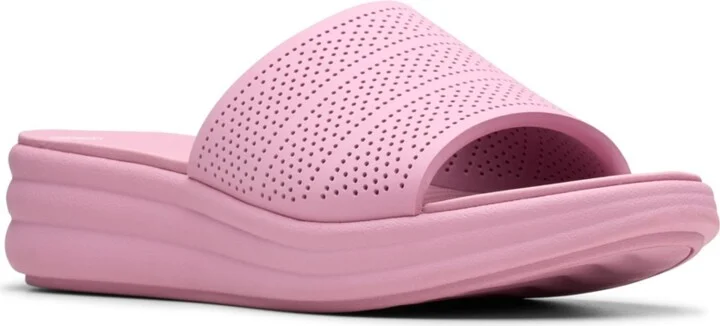 Clarks Women's Cloudsteppers Drift Twist Slip-On Sandals