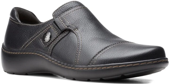 Black Tumbled Leather