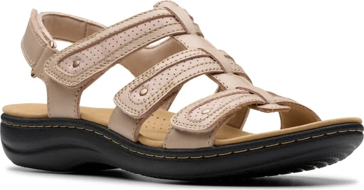 Clarks Women's Collection Laurieann Ivy Rip Tape Sandals