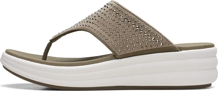 Clarks Women's Drift Jaunt Flat Sandal