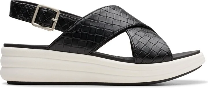 Clarks Women's Drift Sun Slip-On Slingback Wedge Sandals - Image 2