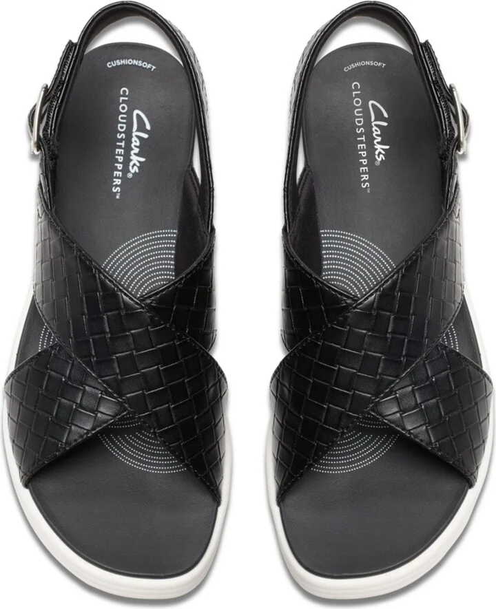 Clarks Women's Drift Sun Slip-On Slingback Wedge Sandals - Image 4