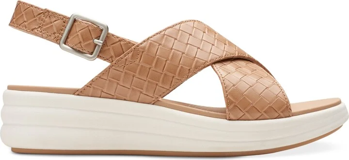Clarks Women's Drift Sun Slip-On Slingback Wedge Sandals - Image 7