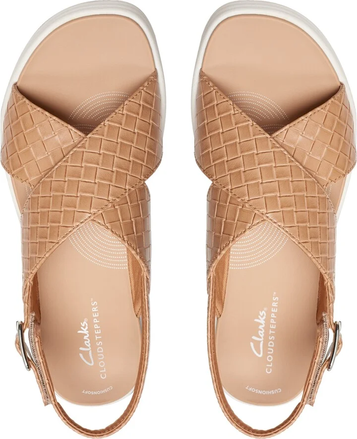 Clarks Women's Drift Sun Slip-On Slingback Wedge Sandals - Image 9
