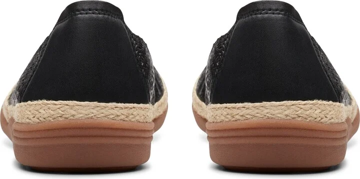 Clarks Women's Elaina Rae Textured Jute-Trim Flats - Image 7