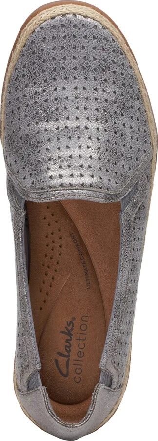 Clarks Women's Elaina Ruby Slip-On Espadrille Flats - Image 4
