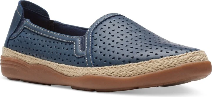 Navy Leather