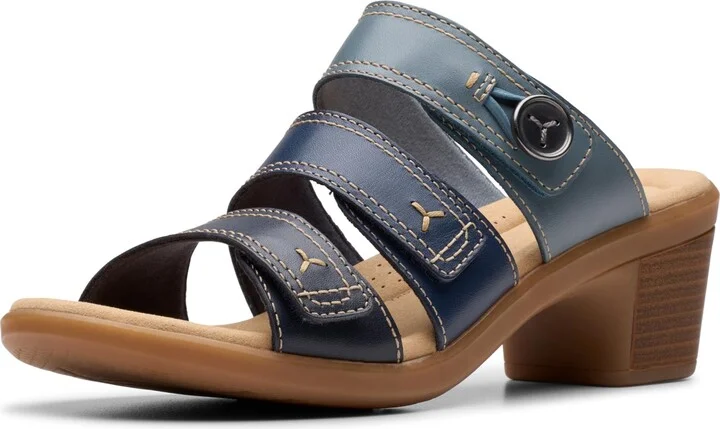 Navy Multi Leather